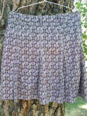 NWOT Athleta Whatever skort skirt Geometric print size 6 never wore